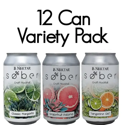 SOBER - Variety 12-pack (Margarita, Paloma, G&T)